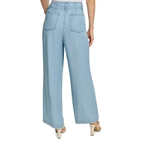 5-Pocket Wide-Leg Tencel Pants