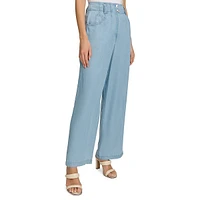 5-Pocket Wide-Leg Tencel Pants