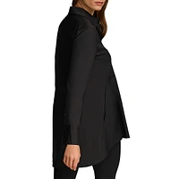 Shirt-Style A-Line Tunic