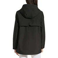 Water-Resistant Hooded Rain Jacket