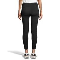 Balance Compression High-Waist Logo-Taping Cropped Leggings