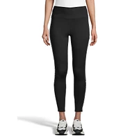 Balance Compression High-Waist Logo-Taping Cropped Leggings