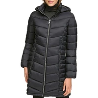 Lightweight Packable Long Puffer Coat