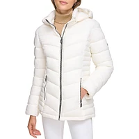 Lightweight Packable Puffer Short Coat