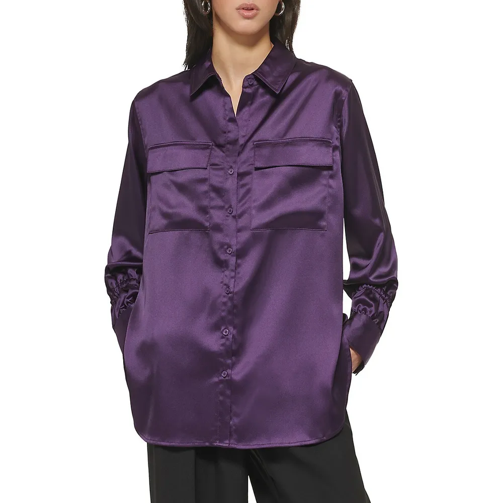 Satin Pocket Shirt