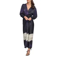 Tie-Dye Print Maxi Dress