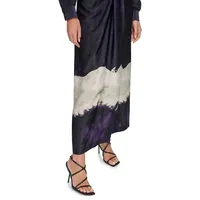 Tie-Dye Print Maxi Dress