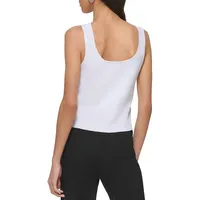 Lurex Rib Sweater Tank
