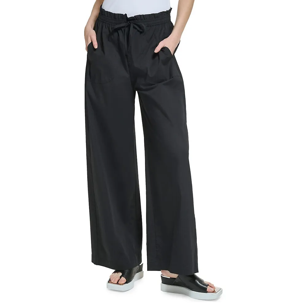 DKNY High Waist Wide Leg Career Pants  Nordstrom