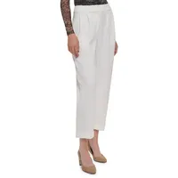 Relaxed-Fit Rolled Cuff Straight Pants
