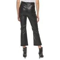 Butter Faux-Leather Pants