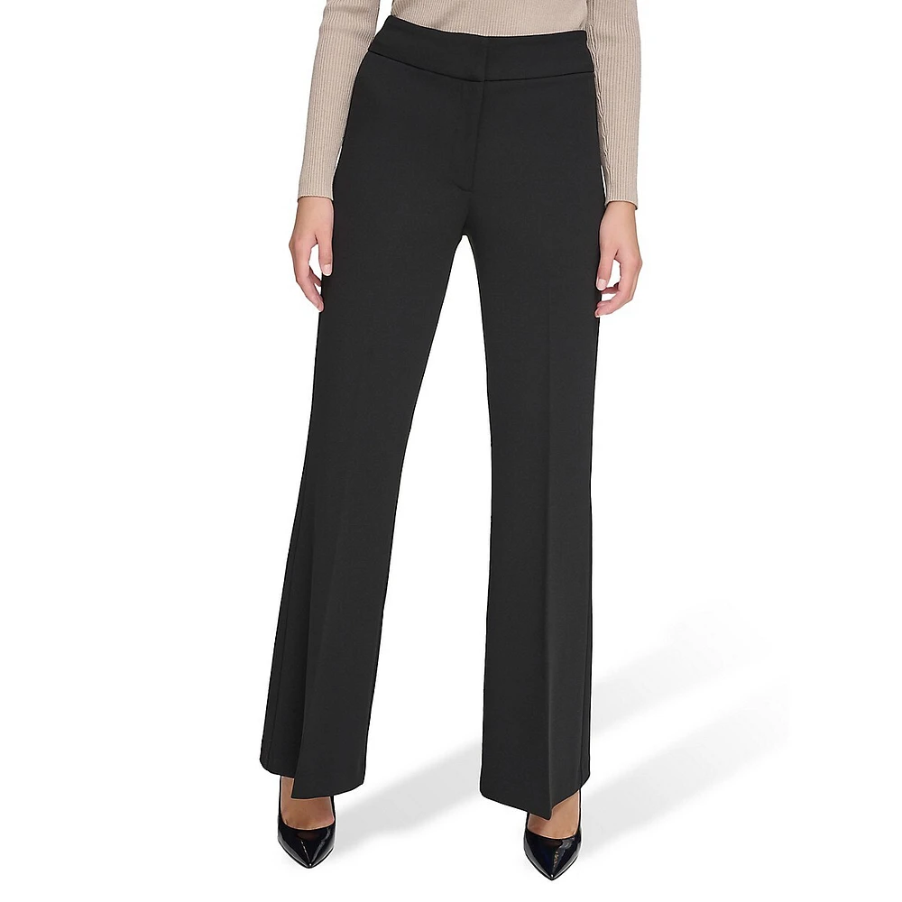 High-Rise Wide-Leg Trousers