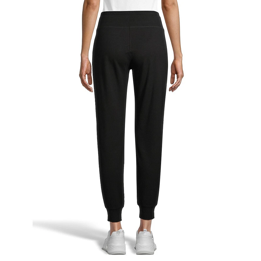 2-Tone Logo-Drawcord Cuffed Joggers