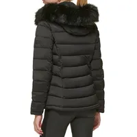 Stretch Hooded Puffer Jacket