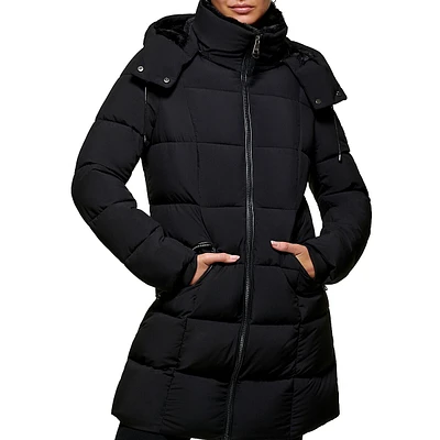 Attached Hood Puffer Jacket