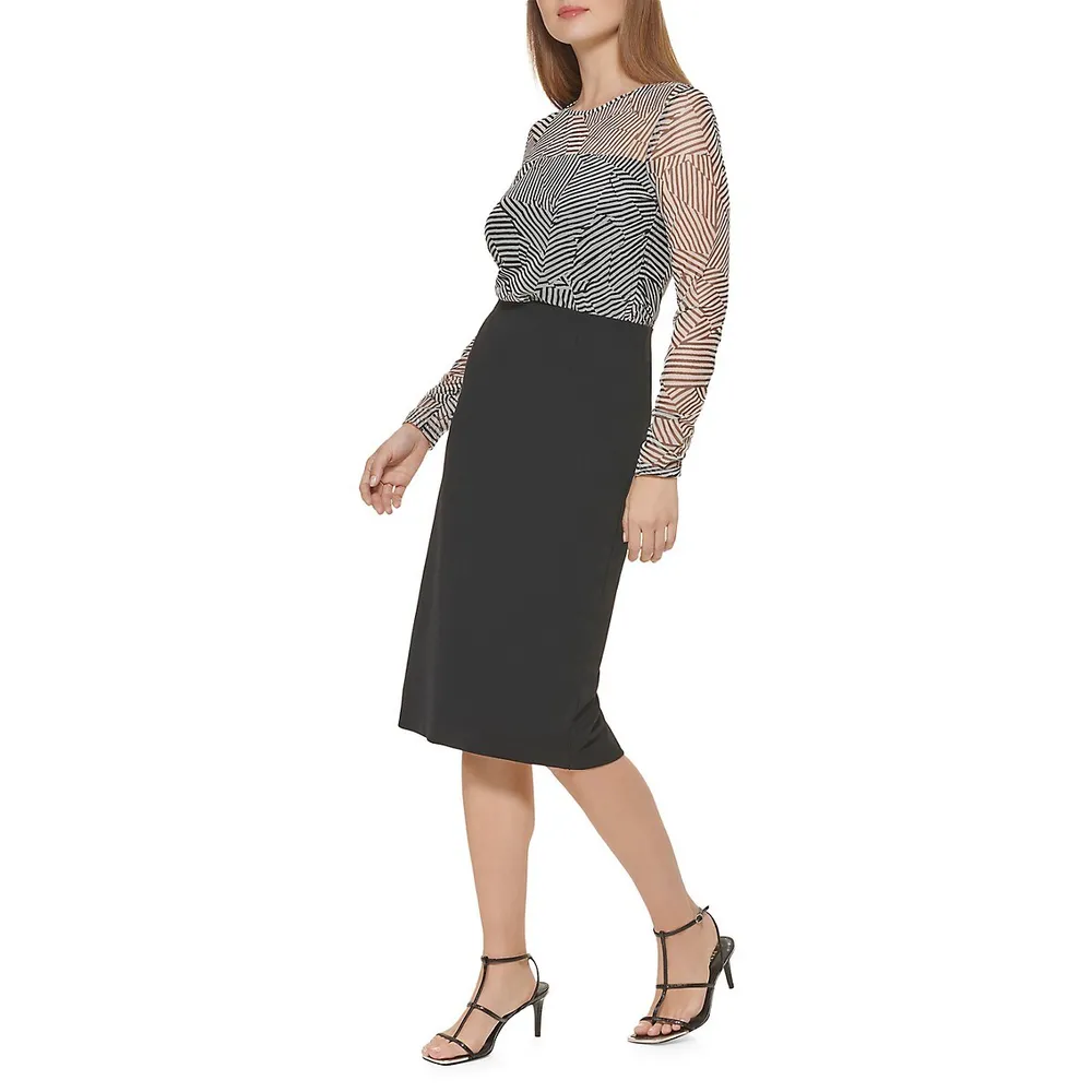 Pull-On Pencil Skirt