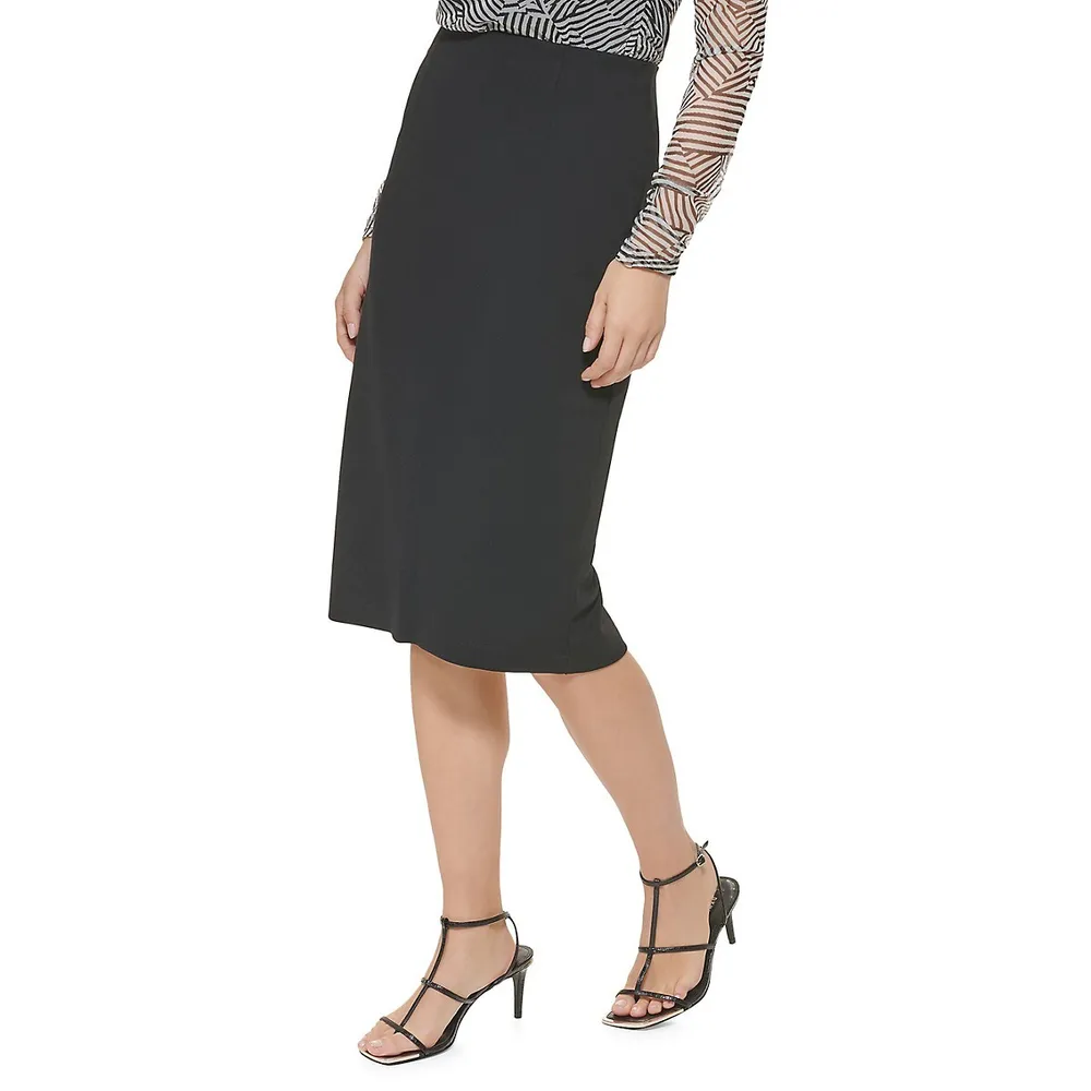 Pull-On Pencil Skirt