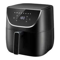 6QT Air Fryer, 1700w Digital Control Oil Free Deep Fryers Non-stick Coating Airfryers with 8 Cooking Preset and Overheat Protection