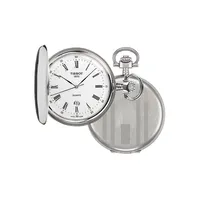 Savon Stainless Steel Swiss Quartz Pocket Watch