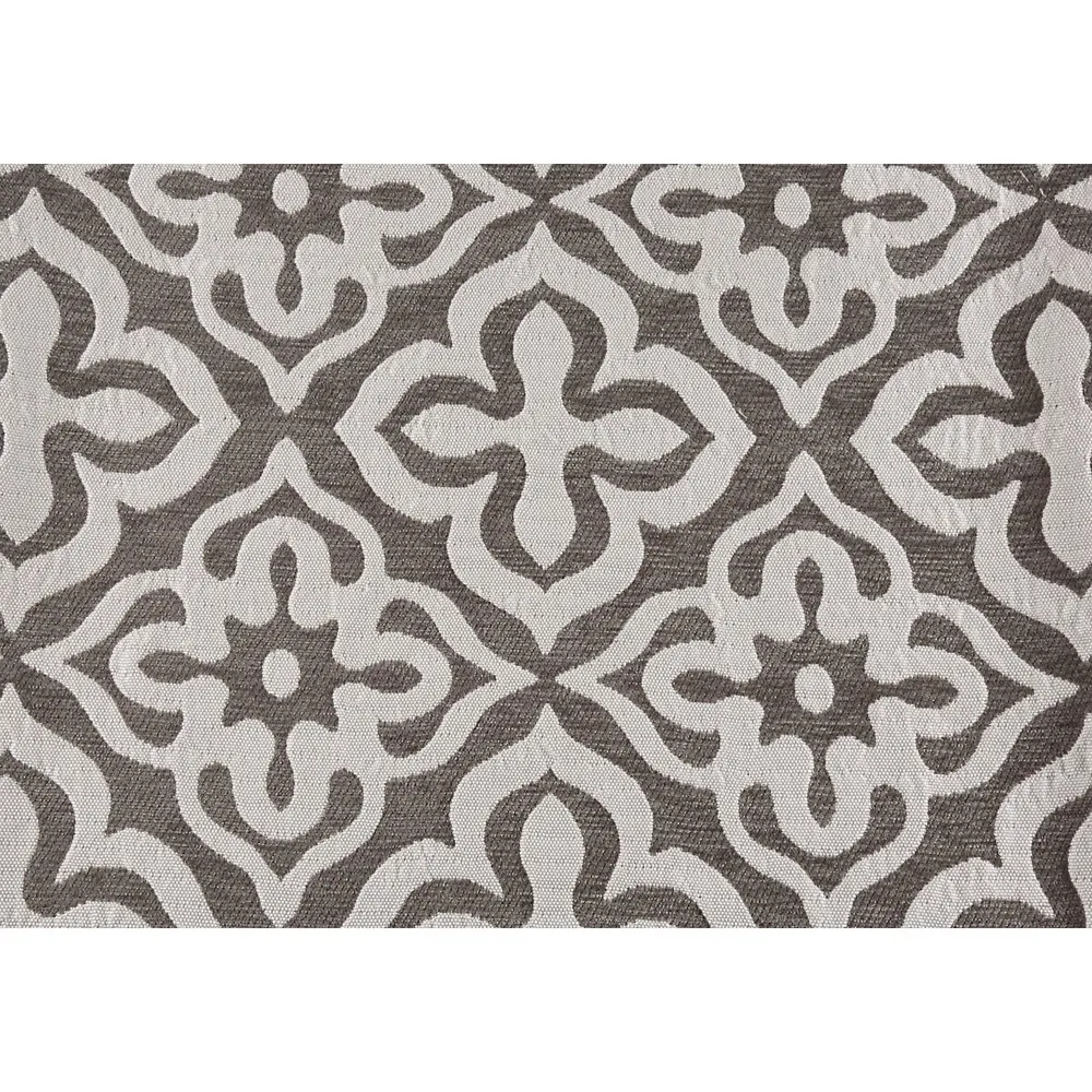 Monarch Specialties Motif Design 18 x 18 Dark Taupe 2 Piece Pillow