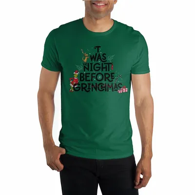 Dr Seuss The Grinch Grinchmas Green T-shirt