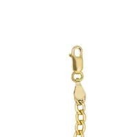 10kt Gold Single Curb Necklace Chain