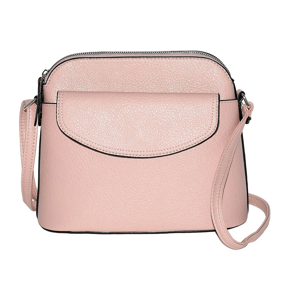 Crossbody Bag With Front Flap