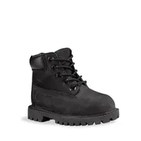 Kid's Premium Waterproof Leather Lace-Up Boots