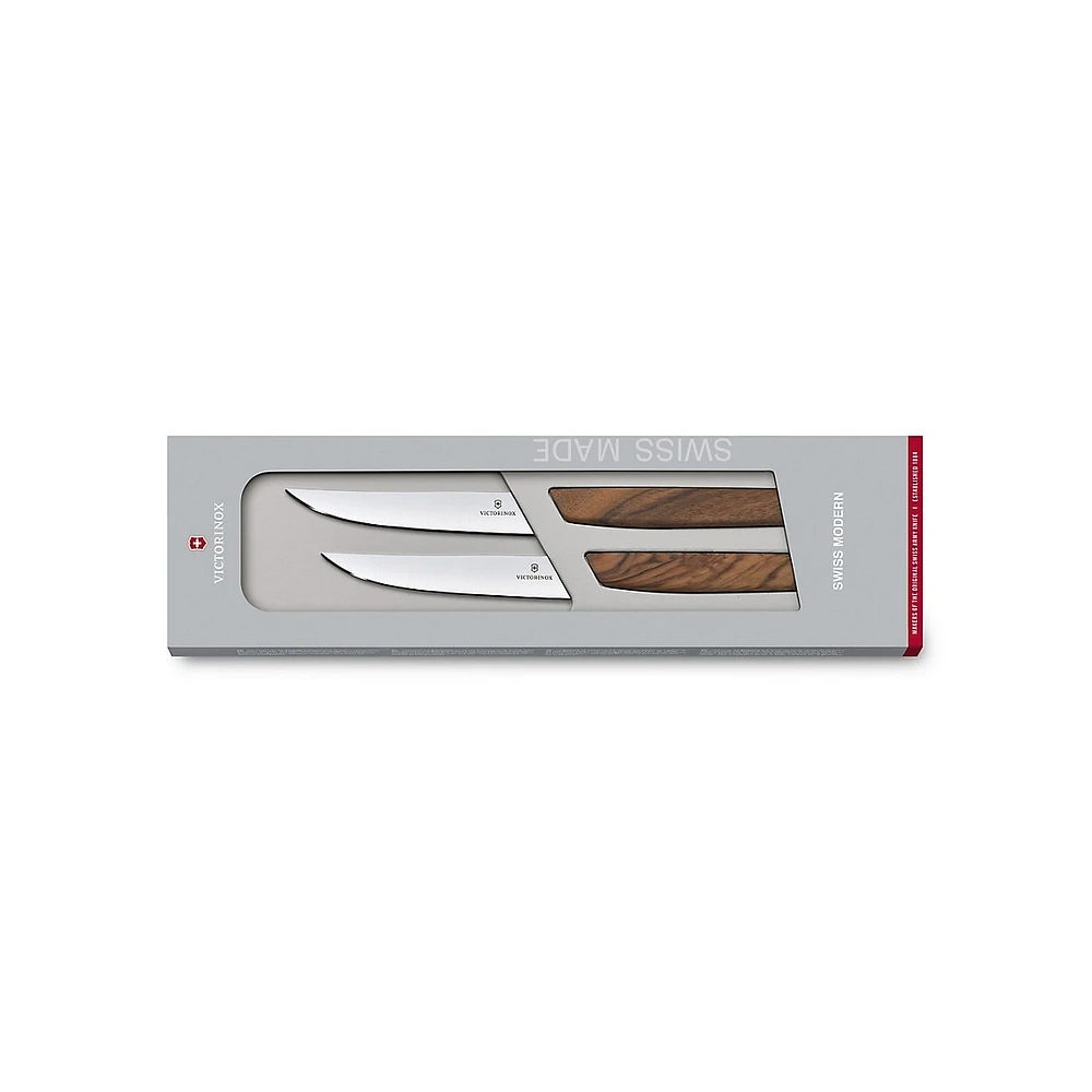 2-Piece Swiss Modern Steak Knife Set