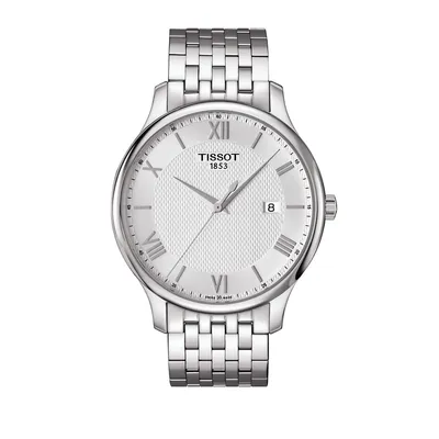 Tradition Silvertone Bracelet Watch T06361011038
