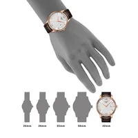 Tradition Rose Goldtone Watch T06361036038