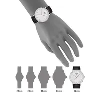 Unisex Quartz Everytime Leather Watch T10961016031