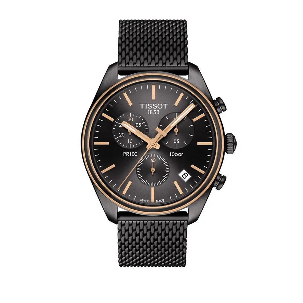 PR 100 Chronograph Black Watch T10141723061