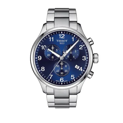 T-Sport Chrono XL Stainless Steel Bracelet Watch