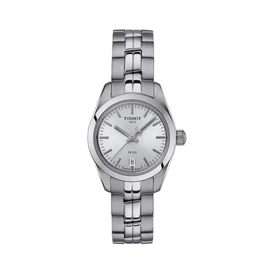 T-Classic PR 100 Stainless Steel Bracelet Watch T1010101103100