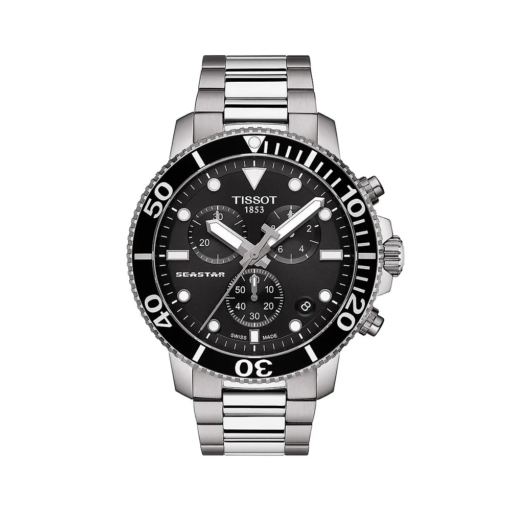 Seastar 1000 Stainless Steel Chronograph Watch
