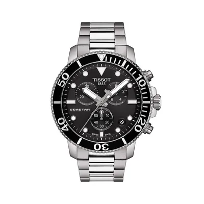 Seastar 1000 Stainless Steel Chronograph Watch
