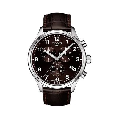 T-Sport Chronograph XL Classic Leather Watch T1166171629700