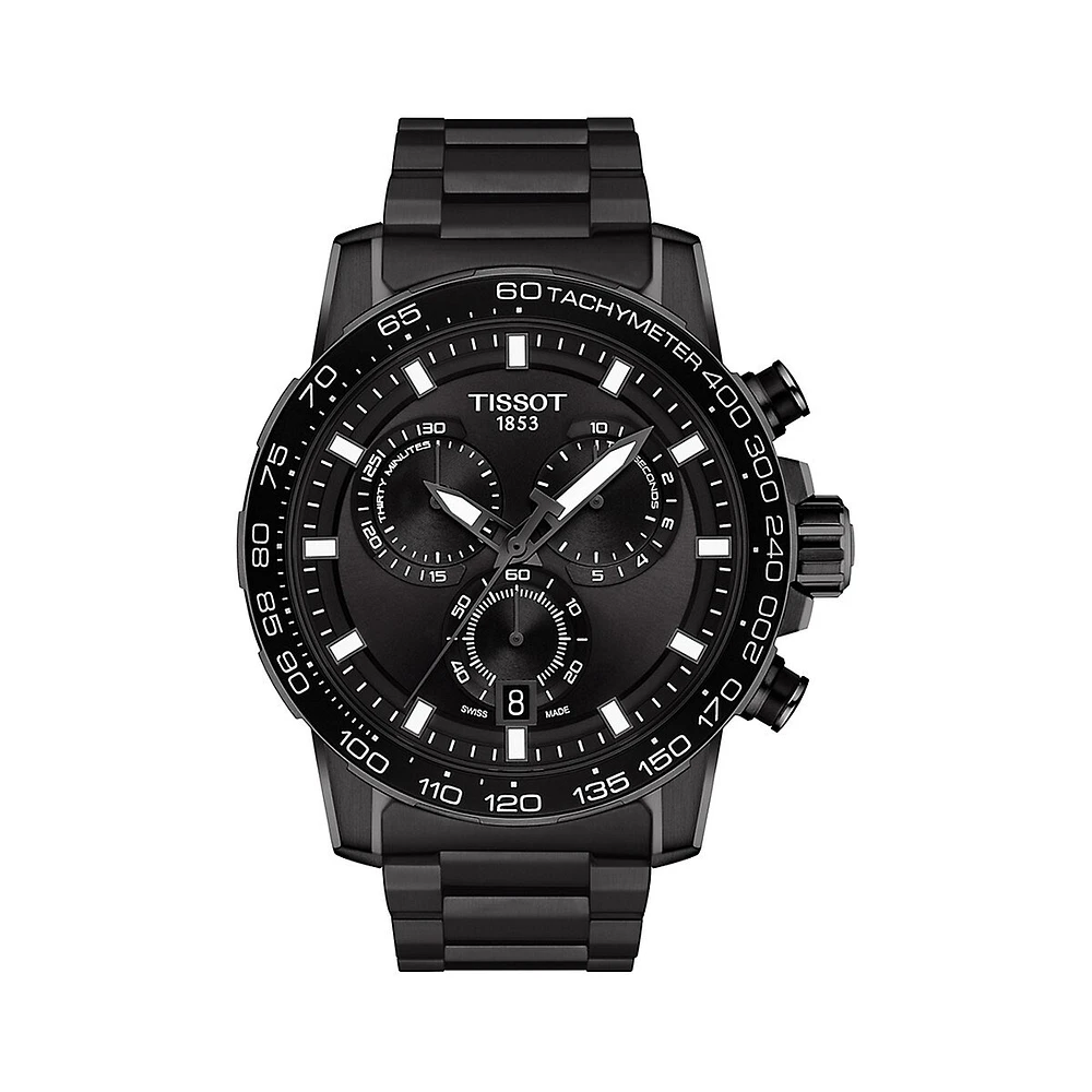 Supersport Black Bracelet Chronograph Watch