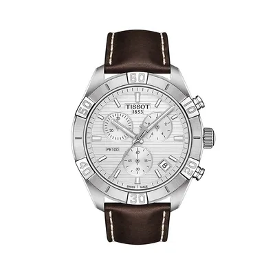 T-Classic PR 100 Sport Gent Chronograph Stainless Steel Watch T1016171603100