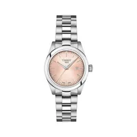 T-My Lady Pink Dial & Stainless Steel Bracelet Watch T1320101133100