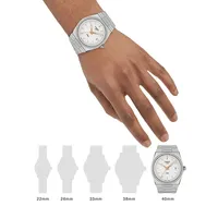 T-Classic PRX Stainless Steel Bracelet Watch T1374101103100