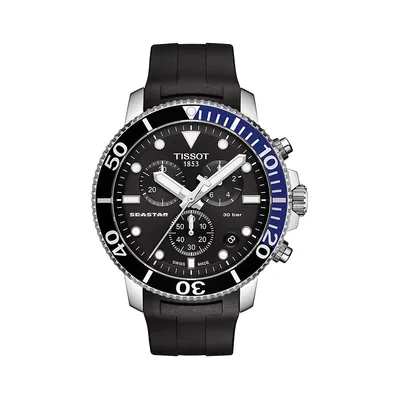 Montre chronographe à quartz T-Sport Seastar 1000, T1204171705102