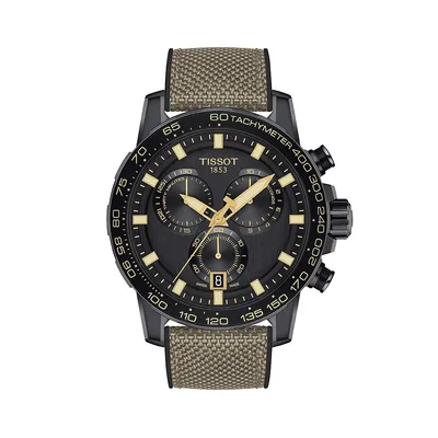 Supersport Chrono Black Dial Chronograph Watch​ T1256173705101