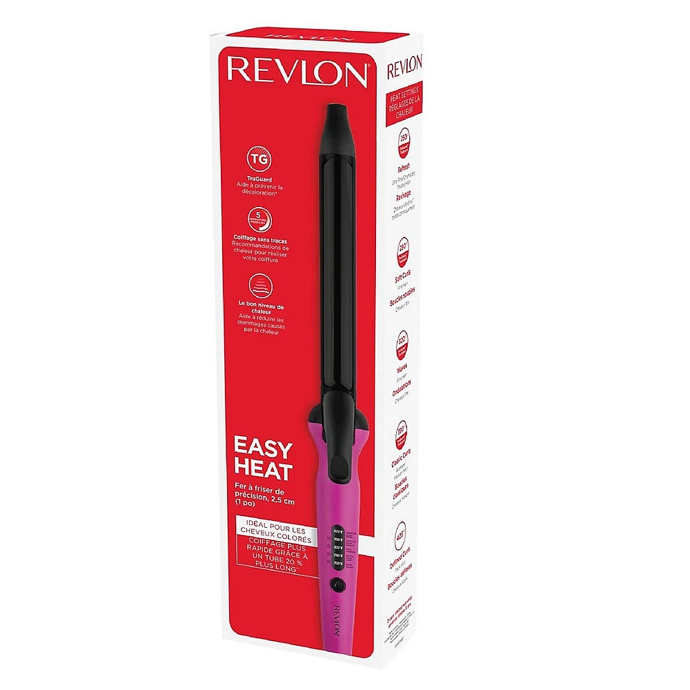 Easy Heat -Inch Precision Curling Iron