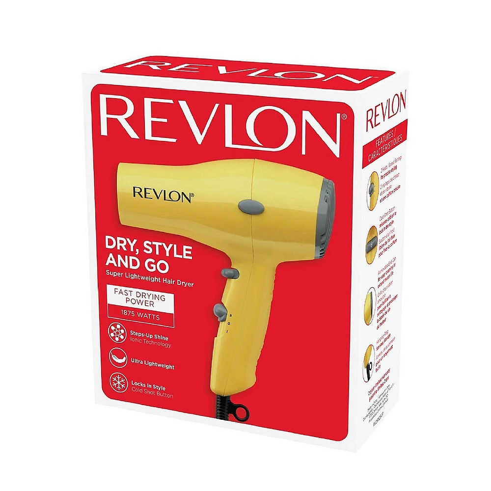 Dry, Style & Go Super Lightweight Hair Dryer