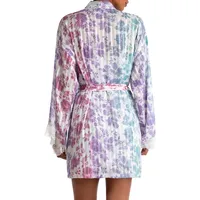 Dorothy Floral Tie-Waist Robe