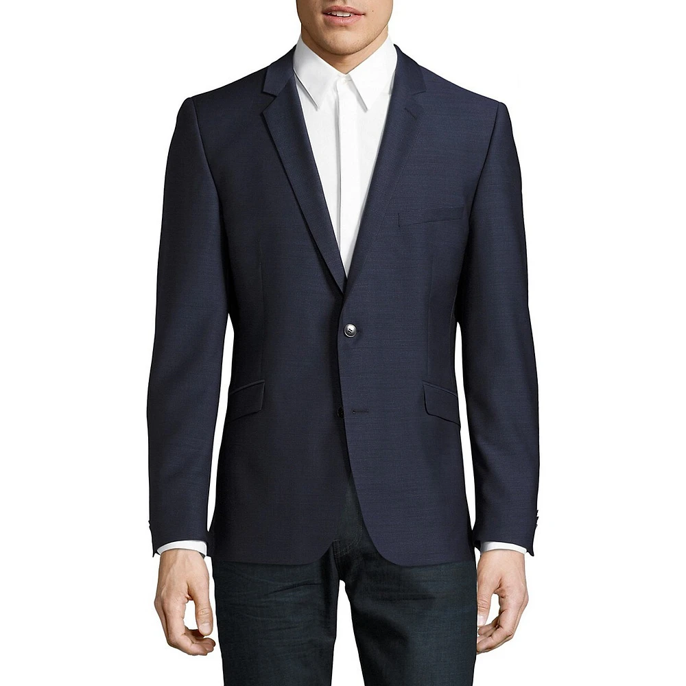 Woven Wool Sports Jacket