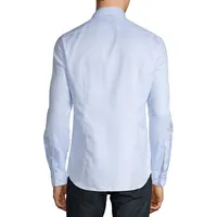 Slim-Fit Long-Sleeve Button-Down Shirt