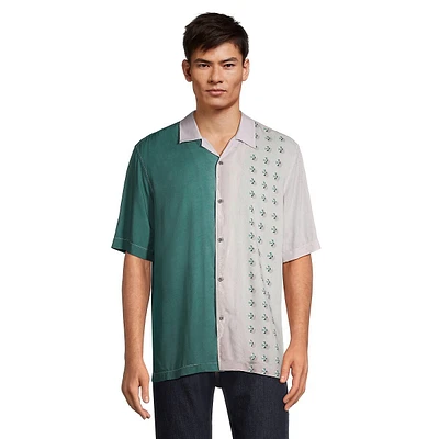 Cliro Printed Viscose Camp Shirt